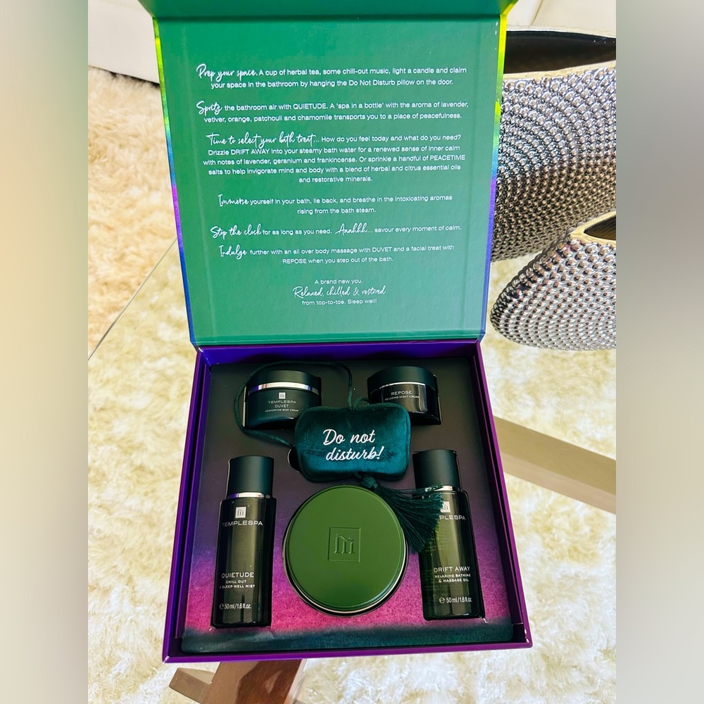 Temple Spa Do Not Disturb Collection Peace & Relaxation Gift Set